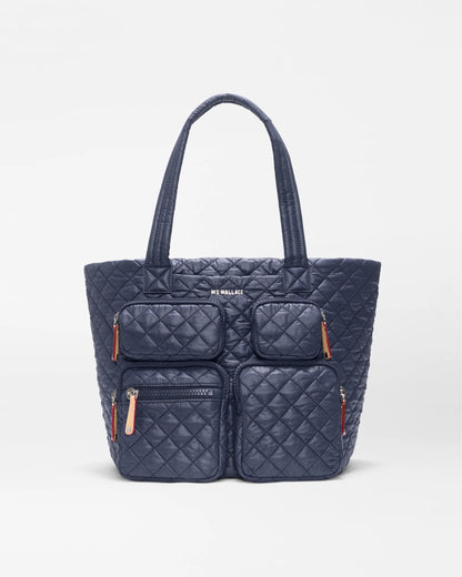 Medium Metro Travel Tote Navy - MZ Wallace