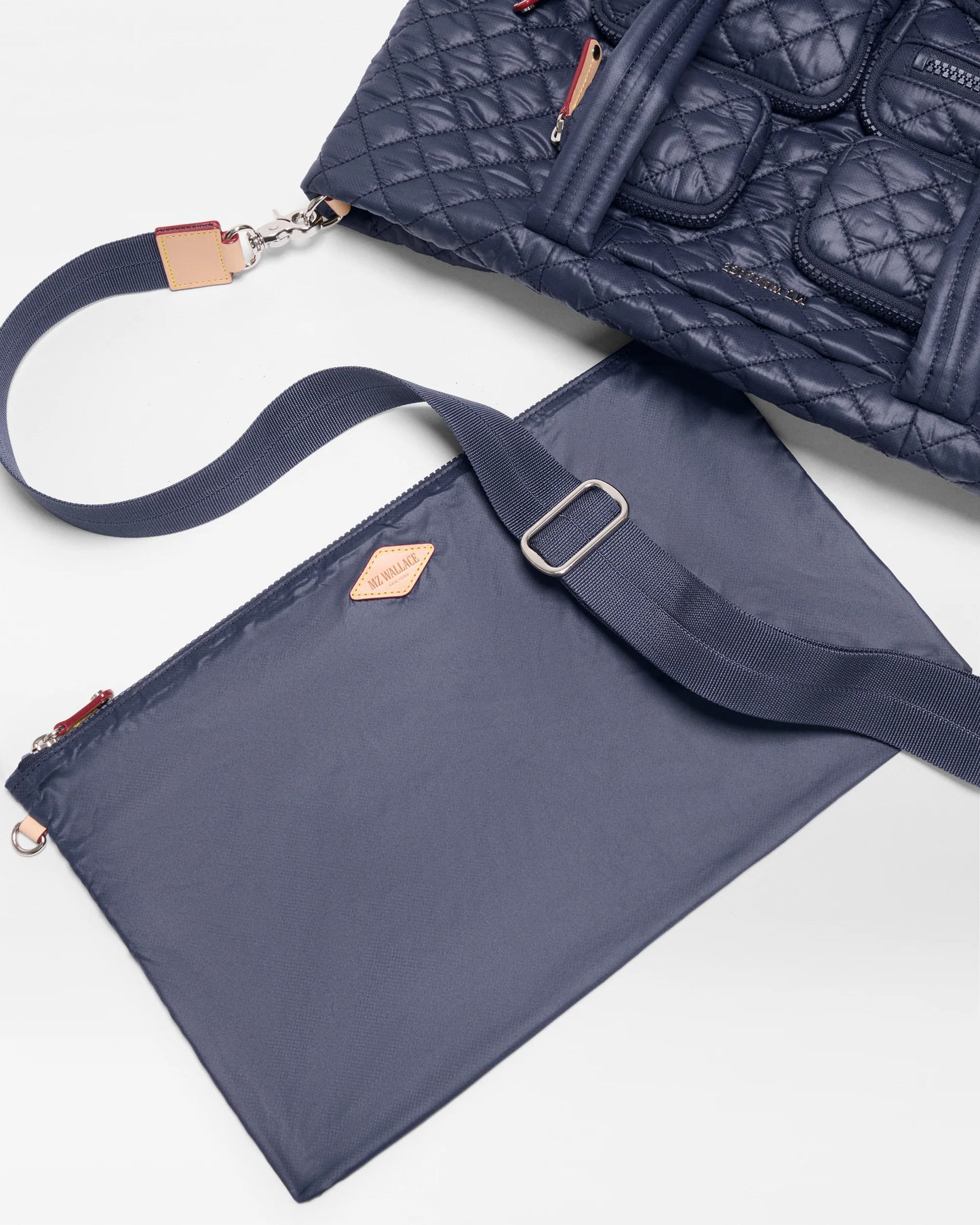 Medium Metro Travel Tote Navy - MZ Wallace