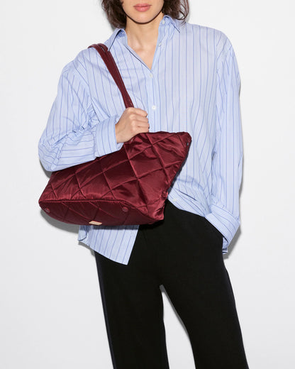 Medium Madison E/W Tote Claret - MZ Wallace
