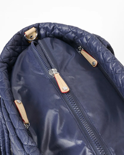 Medium Metro Tote Deluxe Dawn (Navy) - MZ Wallace