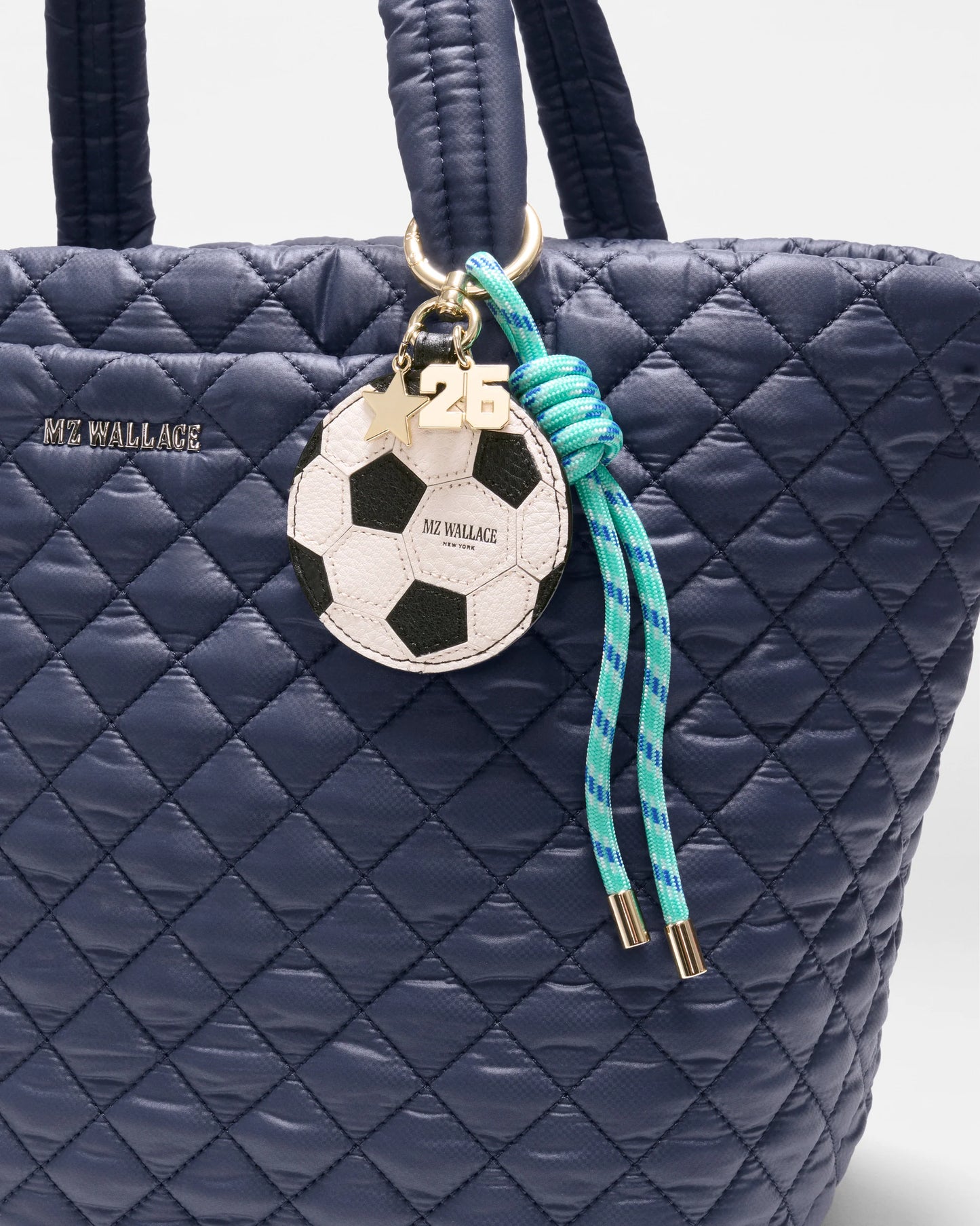 Soccer Charm Multi Leather - MZ Wallace
