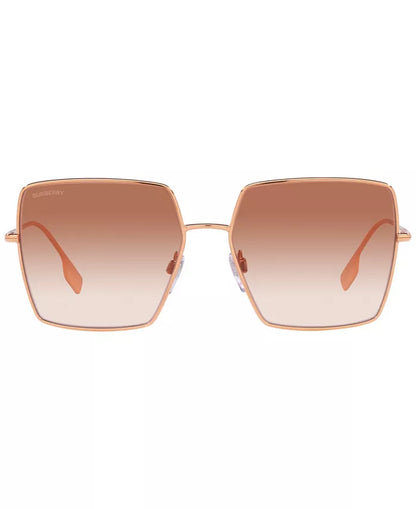 Daphne Square Sunglasses Rose Gold - Burberry