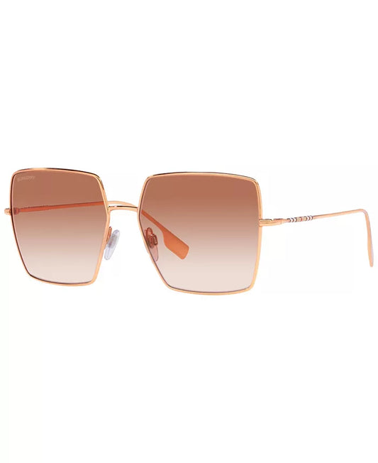 Daphne Square Sunglasses Rose Gold - Burberry
