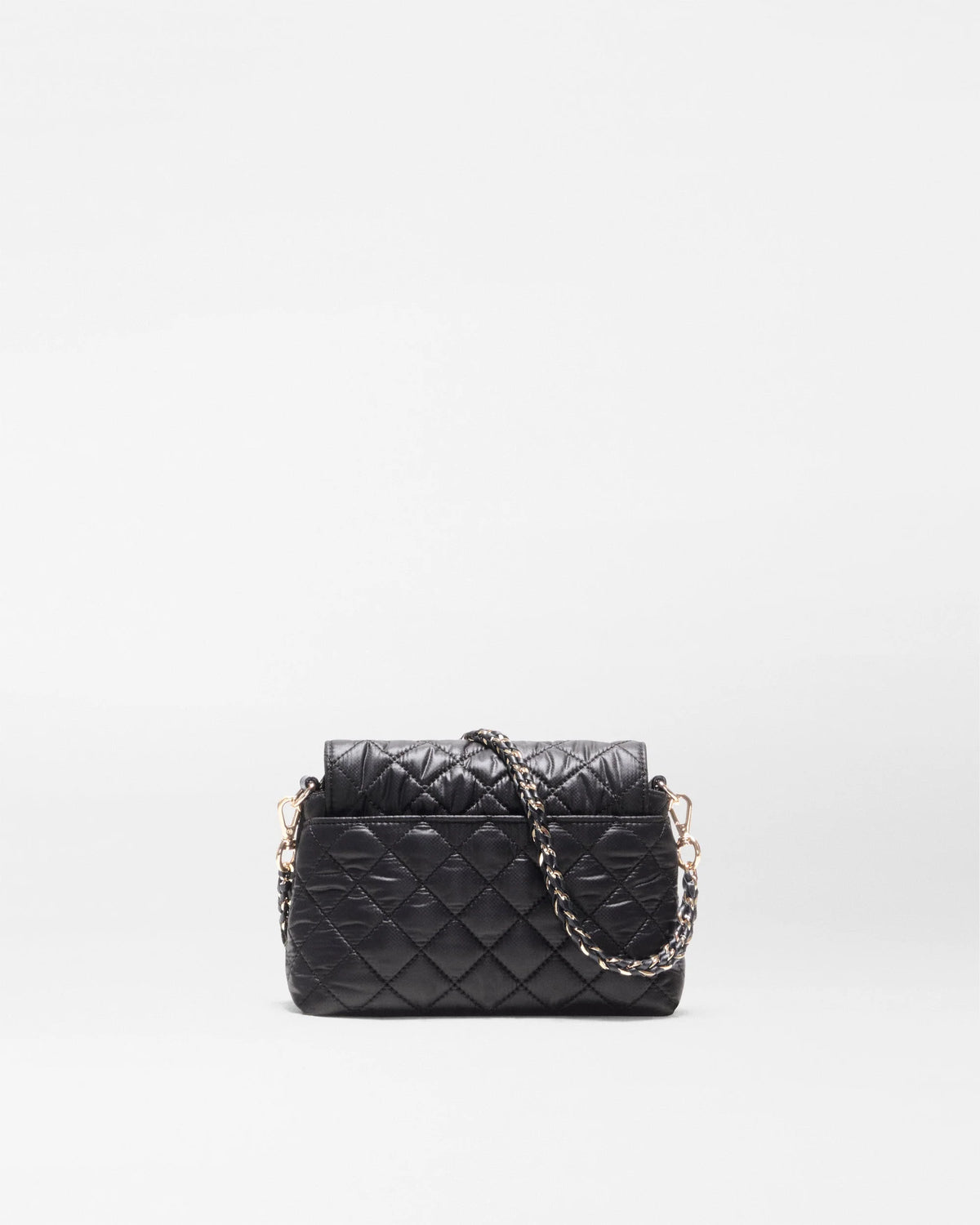 Mini Crosby Lock Shoulder Black - MZ Wallace