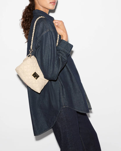 Mini Crosby Lock Shoulder Sand - MZ Wallace
