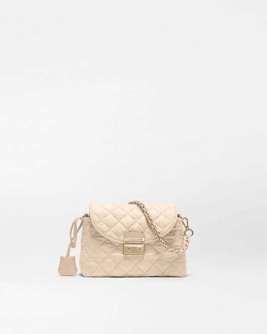 Mini Crosby Lock Shoulder Sand - MZ Wallace