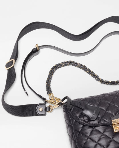 Crosby Lock Saddle Black - MZ Wallace