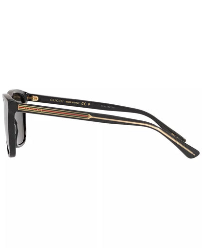 Mens Square Sunglasses Black - Gucci