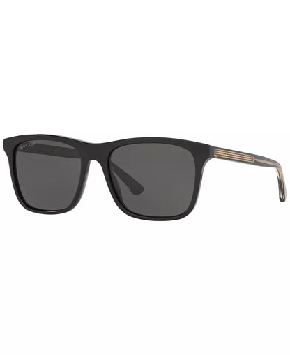 Mens Square Sunglasses Black - Gucci