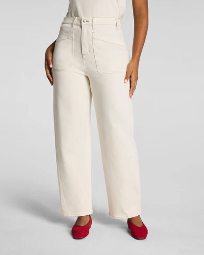Utility Barrel Leg Jeans Alabaster - SPANX