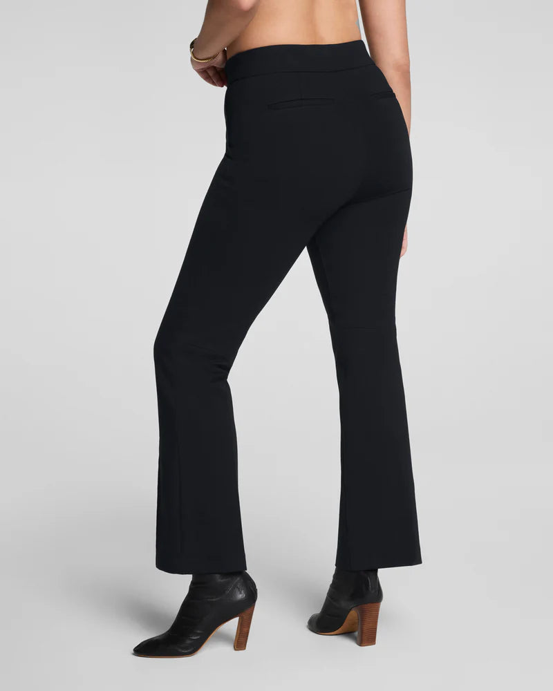 Ponte Kick Flare Pant With Pintuck Classic Black - SPANX