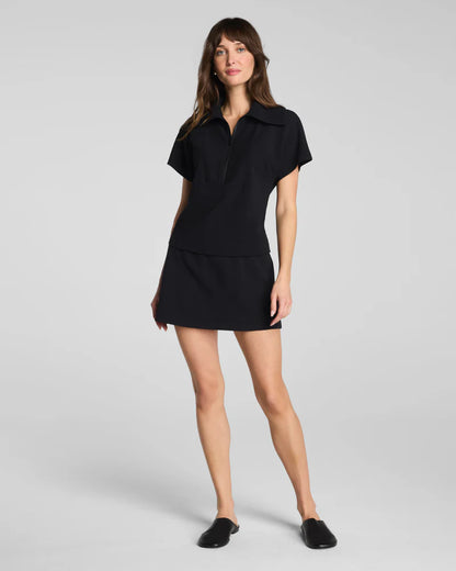 Airessentials French Rib Skort 15 Very Black - SPANX
