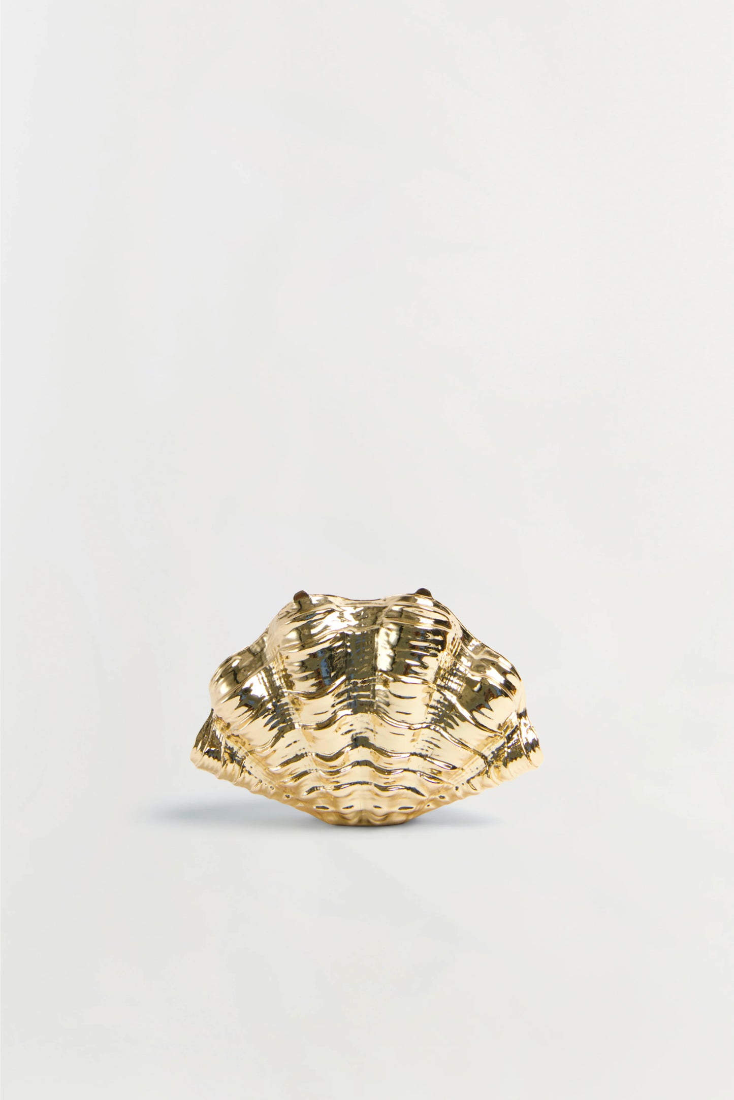 Venus Metal Shell Clutch Gold - Simkhai