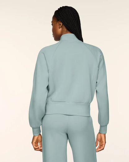 Airessentials Pintuck Track Jacket Dew - SPANX