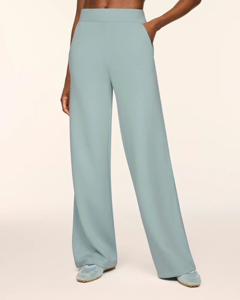 Airessentials Pintuck Wide Leg Pant Dew - SPANX