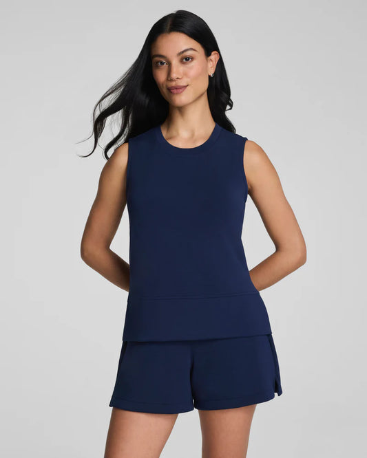 Airessentials Crewneck Tank Timeless Navy - SPANX