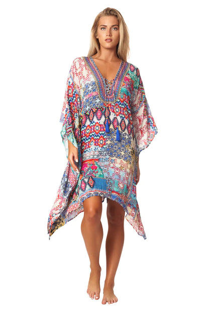 La Moda Clothing - Kaftan Tribal Ikat