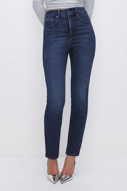 Soft-Tech Good Classic Slim Straight Jeans Indigo - Good American