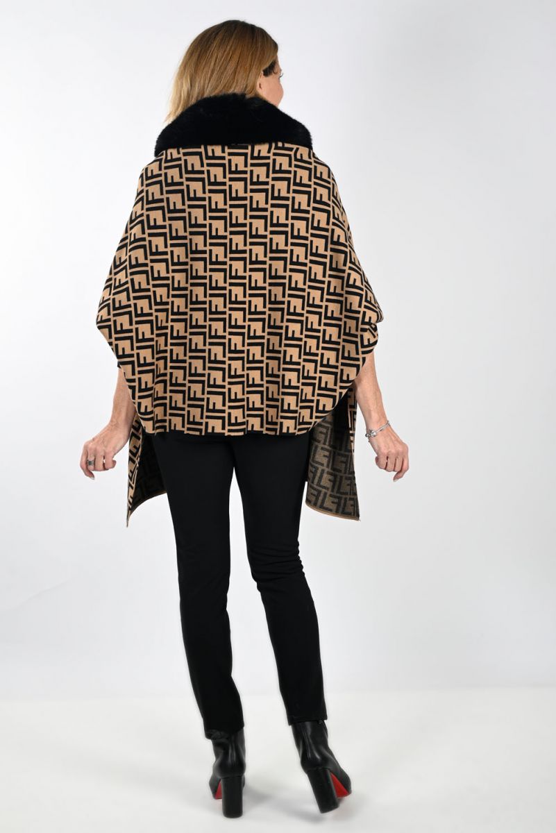 Embrace Poncho - Luxury S00 Brown