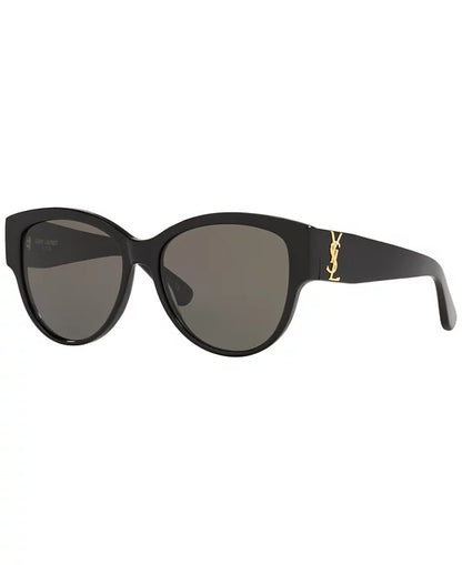 Cat-Eye Acetate Sunglasses Black - Saint Laurent