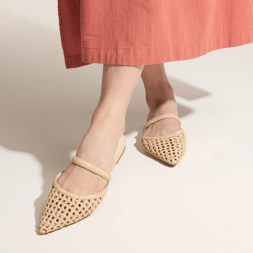 Justine Slingback Handwoven Bone - Yosi Samra
