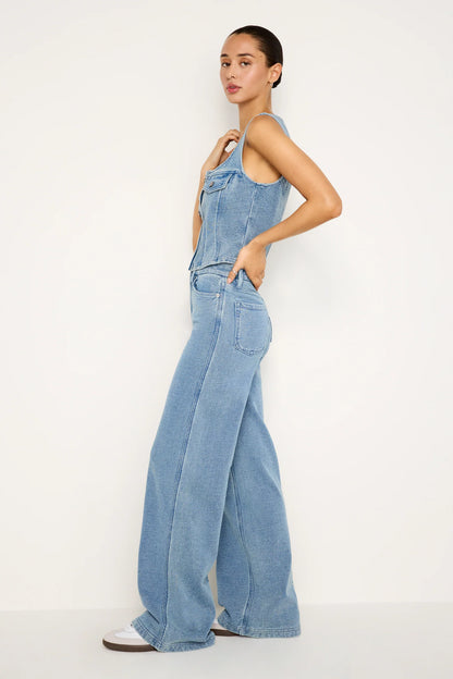 Jeanius Good Skate Sweatpants Indigo586 - Good American