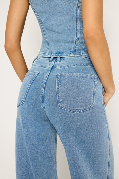 Jeanius Good Skate Sweatpants Indigo586 - Good American