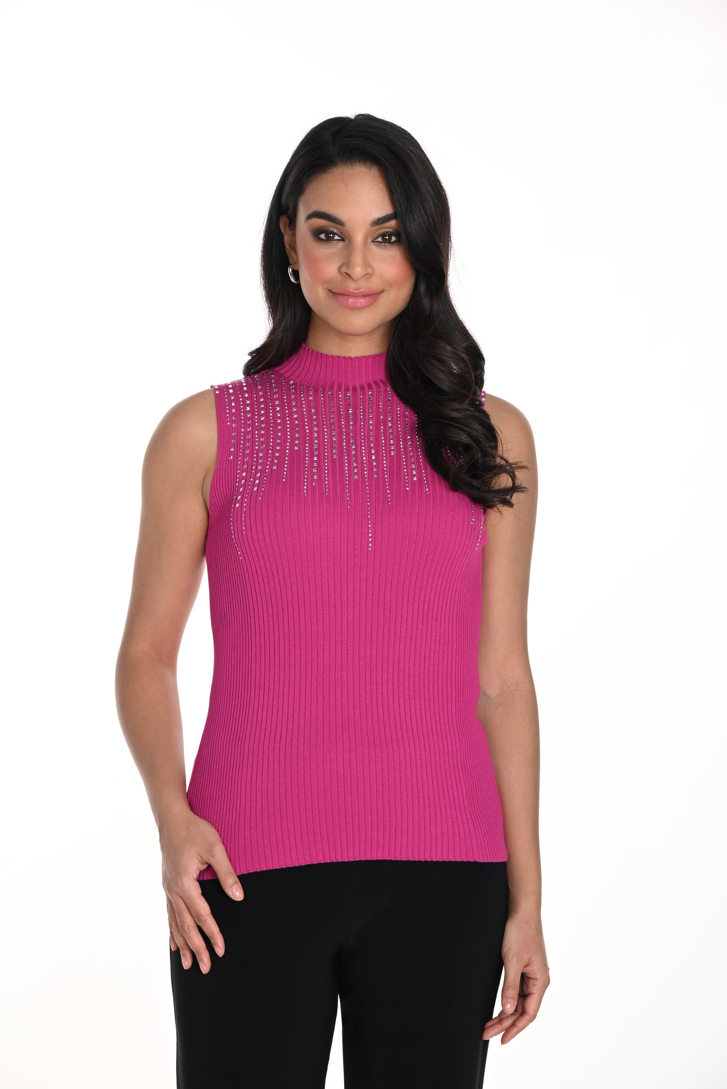 Knit Top Fuchsia - Frank Lyman