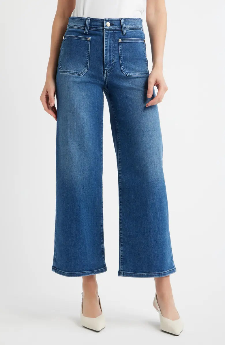 Le Slim Palazzo Crop Harbor Pocket Archive - Frame
