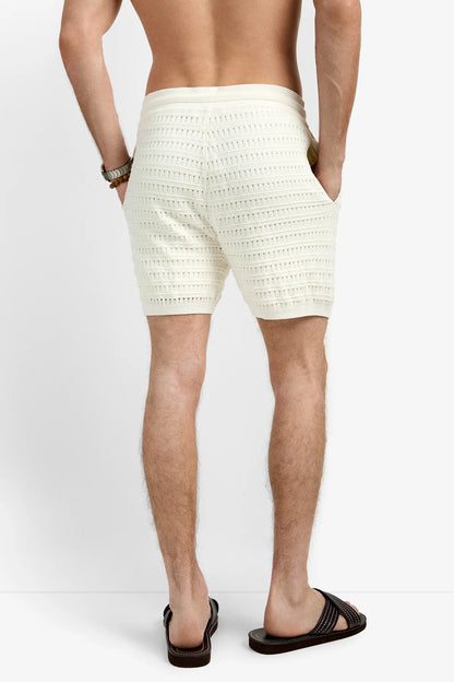 Julio Crochet Short Whitewash - Mr Turk