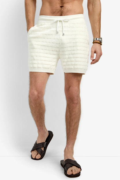 Julio Crochet Short Whitewash - Mr Turk