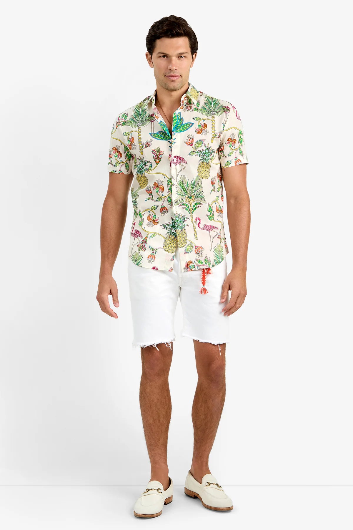 Slim Jim Shirt Flamingo Fizz - Mr Turk