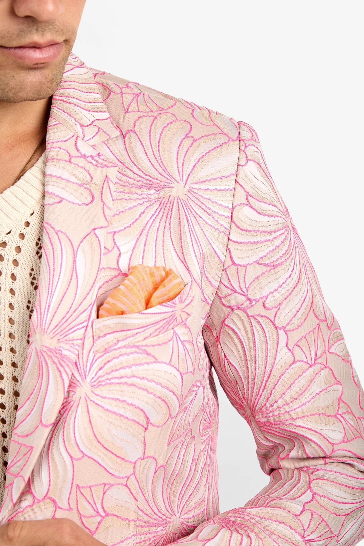 Thurston Blazer Pink Bloom - Mr Turk