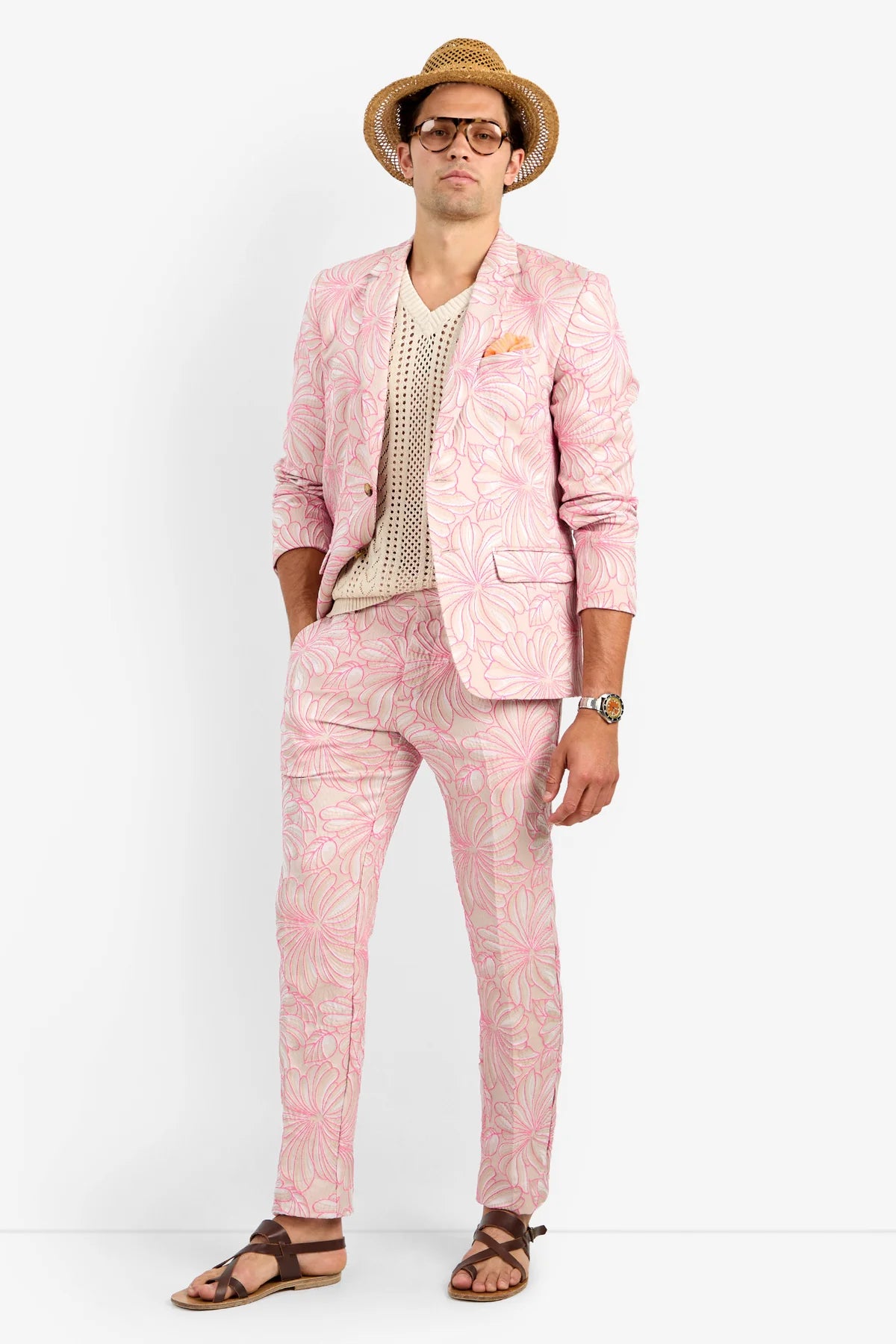 Thurston Blazer Pink Bloom - Mr Turk