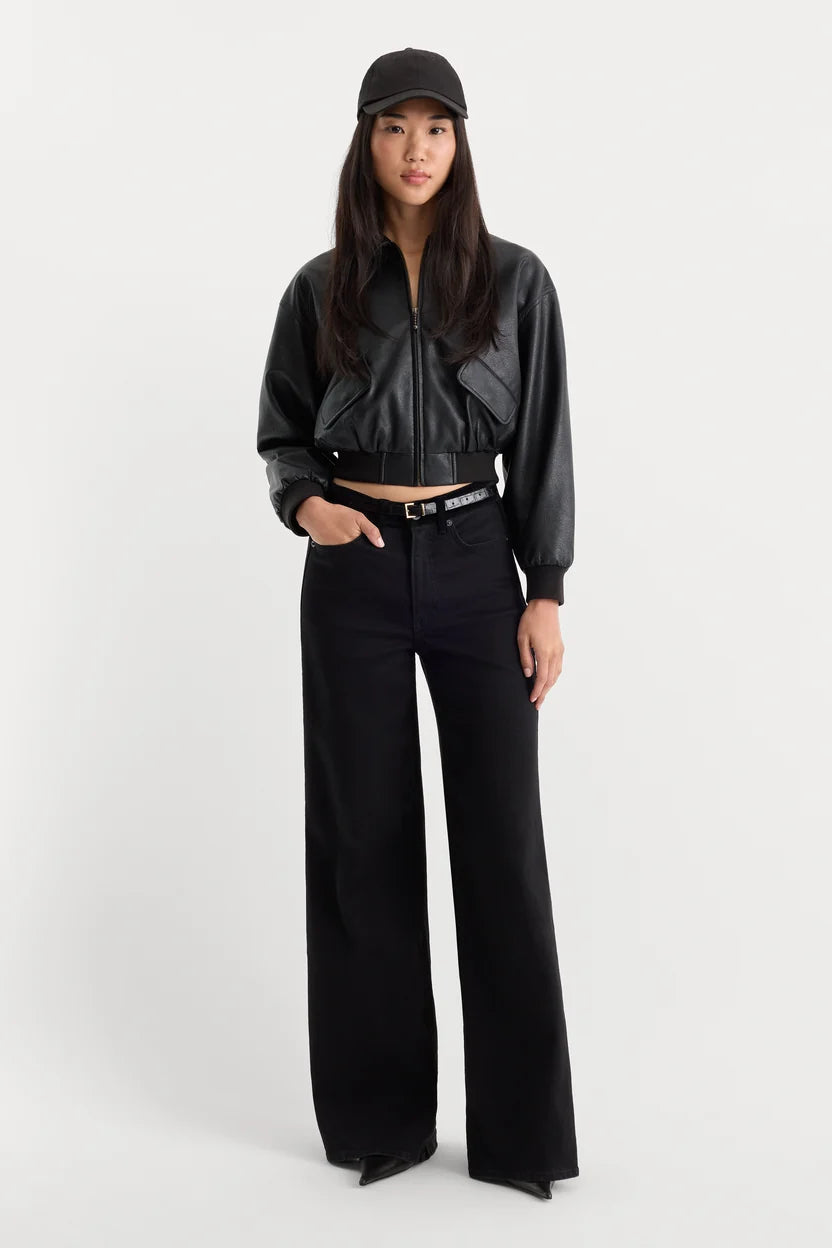 Good Waist Palazzo Jeans Black - Good American