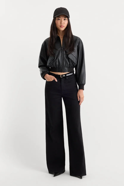 Good Waist Palazzo Jeans Black - Good American