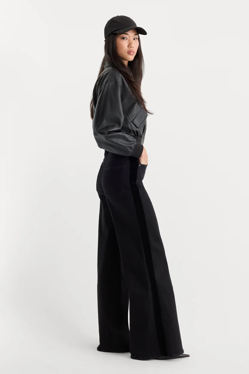 Good Waist Palazzo Jeans Black - Good American