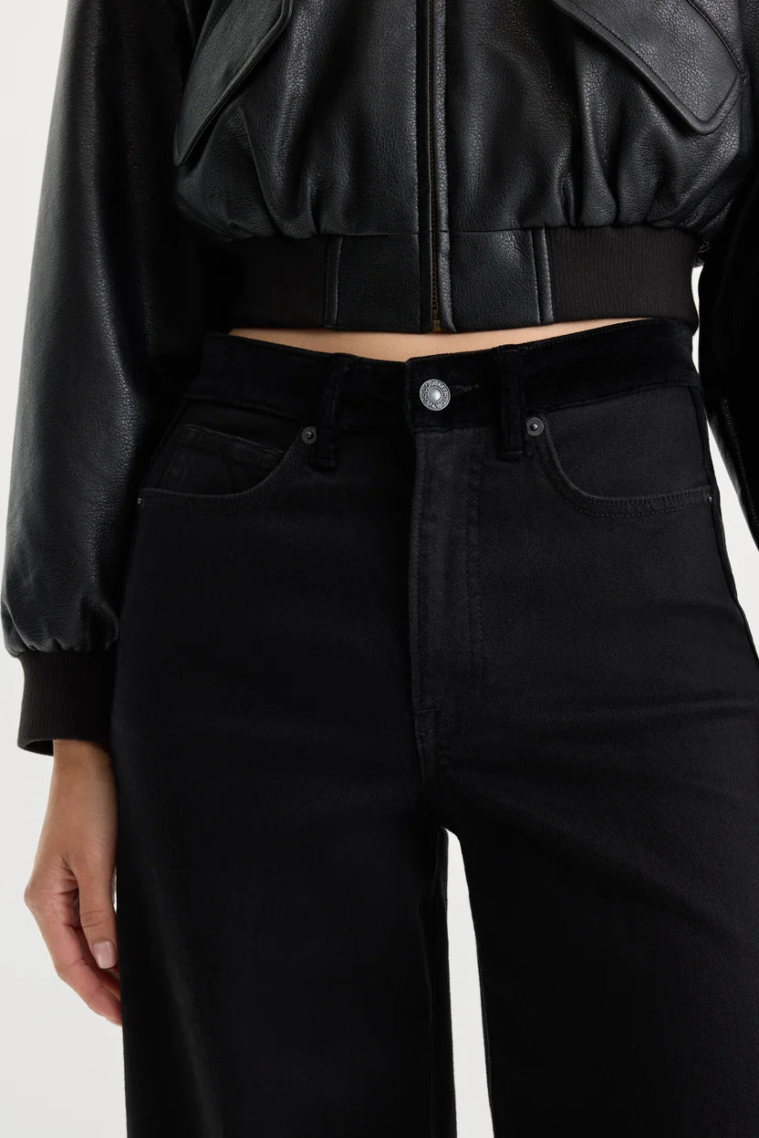 Good Waist Palazzo Jeans Black - Good American