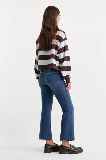 Soft Tech Good Legs Cropped Mini Boot Jeans Indigo818 - Good American