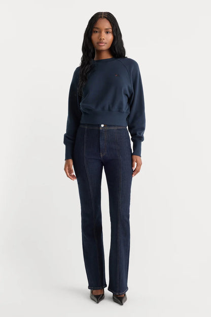 Seamed Good Classic Bootcut Jeans Rinse - Good American