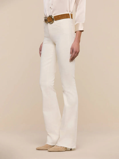 Ruth Straight-Leg Jean Vintage White - L'AGENCE