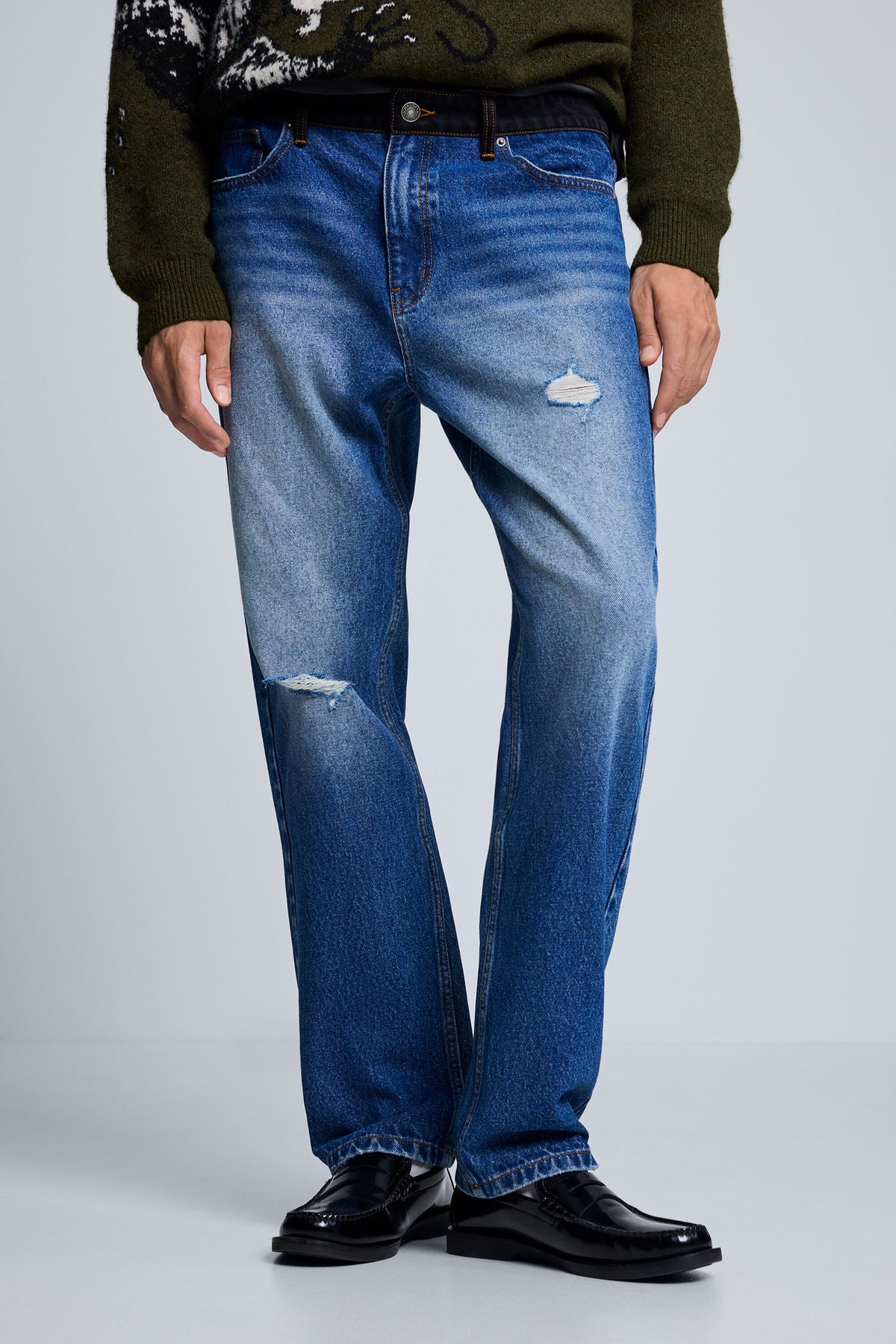 Double Waist Jeans Medium Wash - Desigual