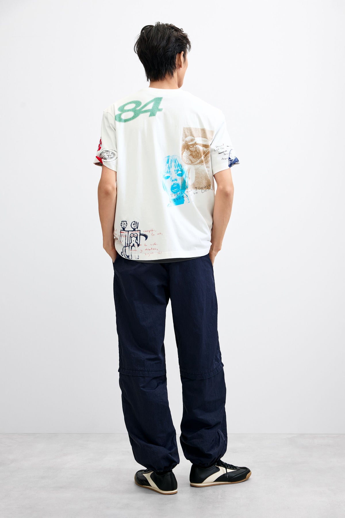 Graphic Print T-Shirt Crudo - Desigual