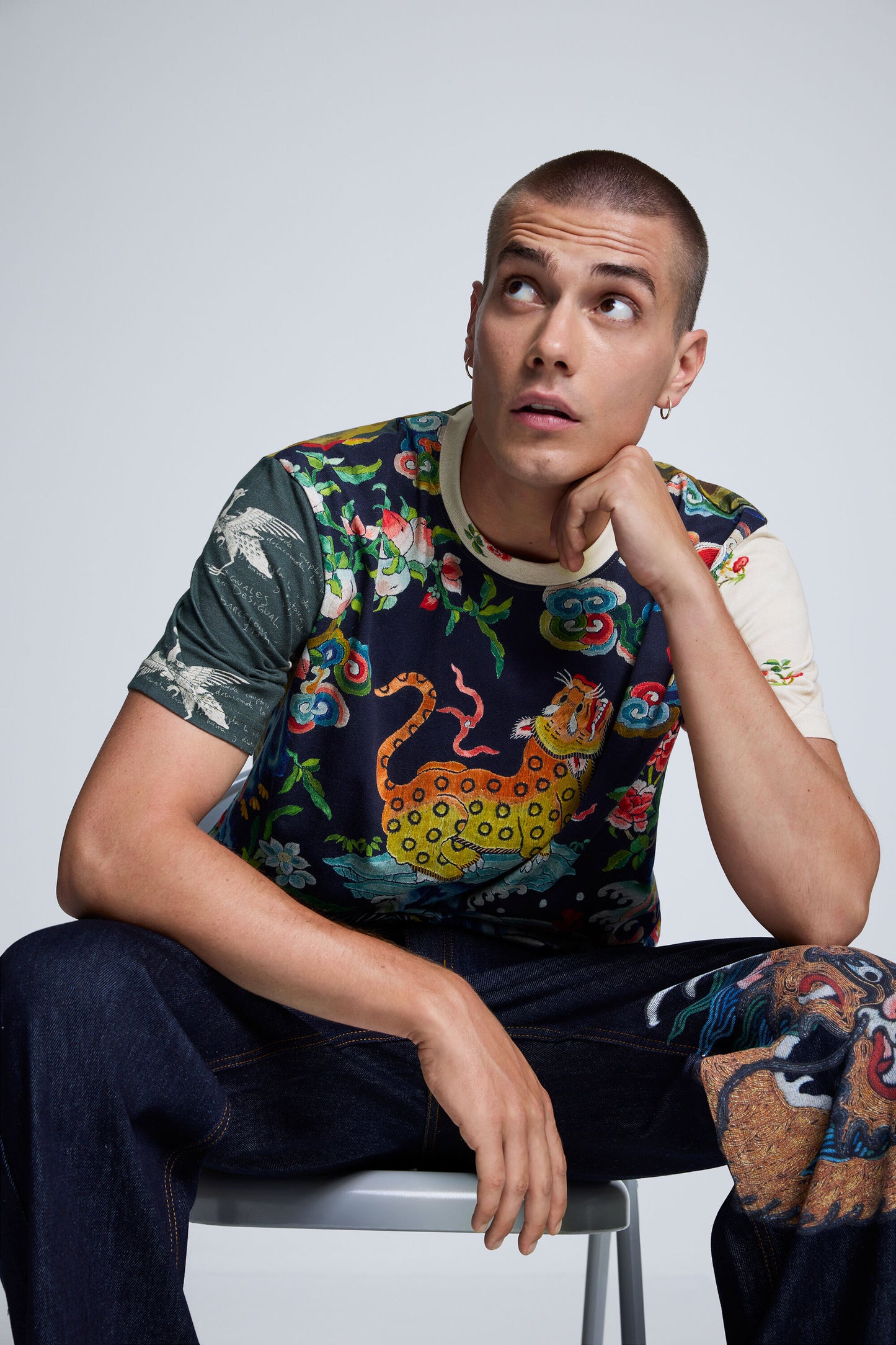 Printed T-Shirt Multi - Desigual