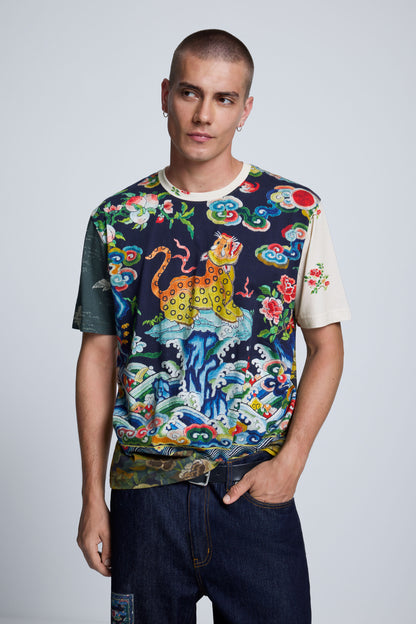 Printed T-Shirt Multi - Desigual