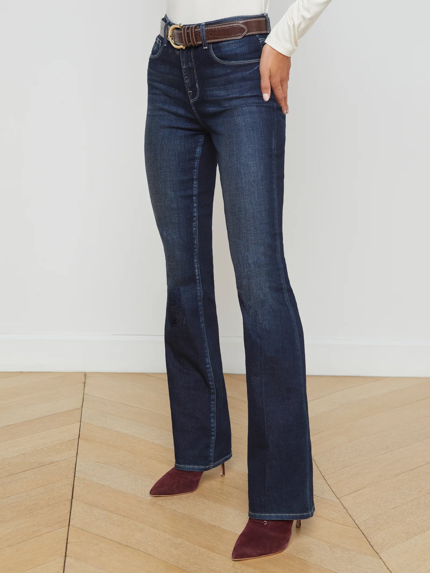 Selma Bootcut Jean Crest - L'AGENCE