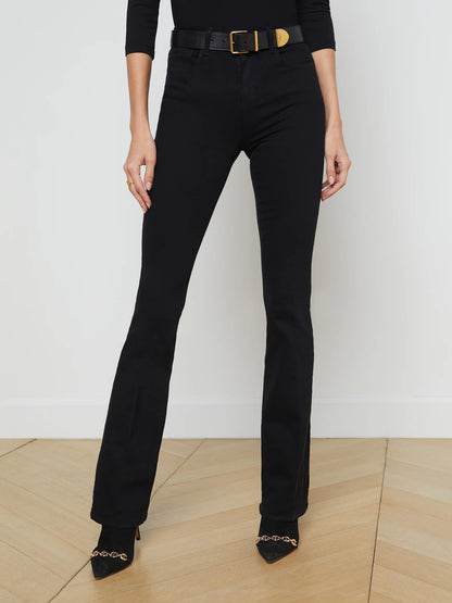 Selma Bootcut Jean Noir - L'AGENCE