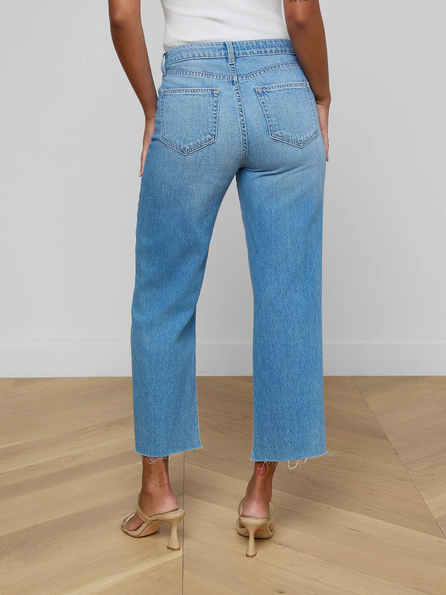 Wanda Cropped Wide-Leg Jean Anaheim - L'AGENCE