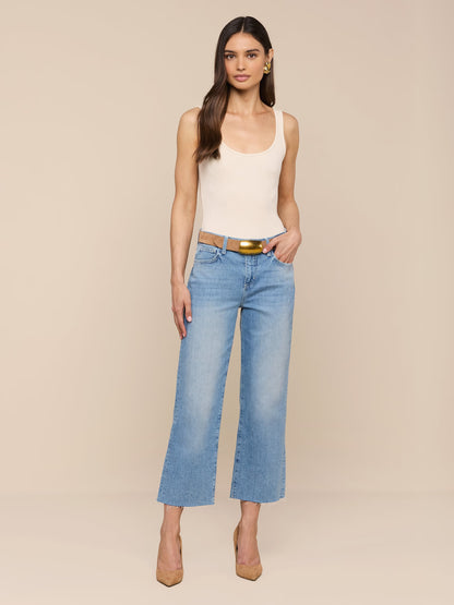 Wanda Cropped Wide-Leg Jean Granova - L'AGENCE