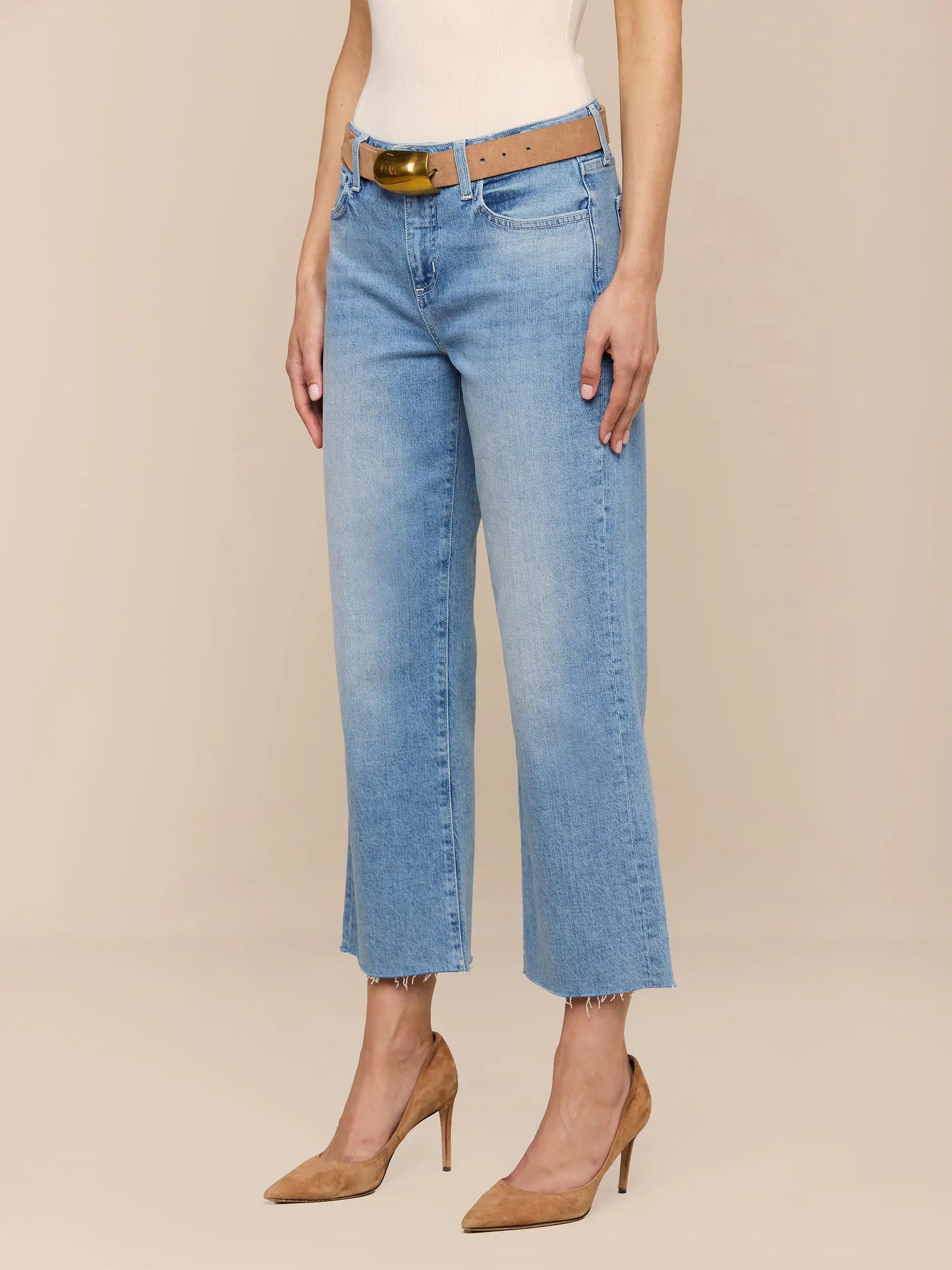 Wanda Cropped Wide-Leg Jean Granova - L'AGENCE